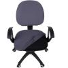 imageSmiry Stretch Jacquard Office Computer Chair Seat Covers Removable Washable Antidust Desk Chair Seat Cushion Protectors  Dark GreyDark Grey