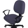 imageSmiry Stretch Jacquard Office Computer Chair Seat Covers Removable Washable Antidust Desk Chair Seat Cushion Protectors  Dark GreyDark Grey