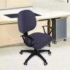 imageSmiry Stretch Jacquard Office Computer Chair Seat Covers Removable Washable Antidust Desk Chair Seat Cushion Protectors  Dark GreyDark Grey