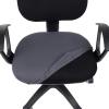 imageSmiry Stretch Jacquard Office Computer Chair Seat Covers Removable Washable Antidust Desk Chair Seat Cushion Protectors  Dark GreyDark Grey