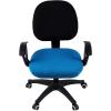 imageSmiry Stretch Jacquard Office Computer Chair Seat Covers Removable Washable Antidust Desk Chair Seat Cushion Protectors  Dark GreyOcean Blue