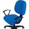 imageSmiry Stretch Jacquard Office Computer Chair Seat Covers Removable Washable Antidust Desk Chair Seat Cushion Protectors  Dark GreyOcean Blue