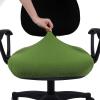 imageSmiry Stretch Jacquard Office Computer Chair Seat Covers Removable Washable Antidust Desk Chair Seat Cushion Protectors  Dark GreyOlive Green