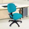 imageSmiry Stretch Jacquard Office Computer Chair Seat Covers Removable Washable Antidust Desk Chair Seat Cushion Protectors  Dark GreyPeacock Green