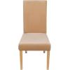 imageSmiry Velvet Stretch Chair Covers for Dining Room Set of 2 Soft Fit Removable Washable Kitchen Parsons Chair Slipcover Protector BeigeBeige