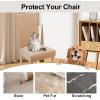 imageSmiry Velvet Stretch Chair Covers for Dining Room Set of 2 Soft Fit Removable Washable Kitchen Parsons Chair Slipcover Protector BeigeBeige