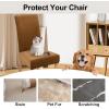 imageSmiry Velvet Stretch Chair Covers for Dining Room Set of 2 Soft Fit Removable Washable Kitchen Parsons Chair Slipcover Protector BeigeCamel