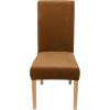 imageSmiry Velvet Stretch Chair Covers for Dining Room Set of 2 Soft Fit Removable Washable Kitchen Parsons Chair Slipcover Protector BeigeCamel