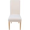 imageSmiry Velvet Stretch Chair Covers for Dining Room Set of 2 Soft Fit Removable Washable Kitchen Parsons Chair Slipcover Protector BeigeCream