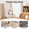imageSmiry Velvet Stretch Chair Covers for Dining Room Set of 2 Soft Fit Removable Washable Kitchen Parsons Chair Slipcover Protector BeigeCream