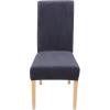 imageSmiry Velvet Stretch Chair Covers for Dining Room Set of 2 Soft Fit Removable Washable Kitchen Parsons Chair Slipcover Protector BeigeDark Grey