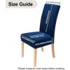 imageSmiry Velvet Stretch Chair Covers for Dining Room Set of 2 Soft Fit Removable Washable Kitchen Parsons Chair Slipcover Protector BeigeFederal Blue