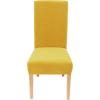 imageSmiry Velvet Stretch Chair Covers for Dining Room Set of 2 Soft Fit Removable Washable Kitchen Parsons Chair Slipcover Protector BeigeMustard Yellow