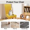 imageSmiry Velvet Stretch Chair Covers for Dining Room Set of 2 Soft Fit Removable Washable Kitchen Parsons Chair Slipcover Protector BeigeMustard Yellow