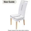imageSmiry Velvet Stretch Chair Covers for Dining Room Set of 2 Soft Fit Removable Washable Kitchen Parsons Chair Slipcover Protector BeigeRaw White