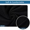 imageSmiry Seat Covers for Dining Room Chairs Set of 4 Stretch Jacquard Dining Chair Covers Removable Washable Slipcovers Protector BeigeBlack