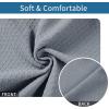 imageSmiry Seat Covers for Dining Room Chairs Set of 4 Stretch Jacquard Dining Chair Covers Removable Washable Slipcovers Protector BeigeGrey