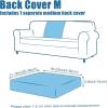 imageSmiry Waterproof Couch Cushion Covers Stretch Jacquard Thick Sofa Cushion Covers Washable Seat Slipcover Elastic Furniture Protector for Pets Kid 2PC CamelBeige