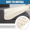 imageSmiry Waterproof Couch Cushion Covers Stretch Jacquard Thick Sofa Cushion Covers Washable Seat Slipcover Elastic Furniture Protector for Pets Kid 2PC CamelBeige