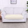 imageSmiry Waterproof Couch Cushion Covers Stretch Jacquard Thick Sofa Cushion Covers Washable Seat Slipcover Elastic Furniture Protector for Pets Kid 2PC CamelBeige