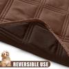 imageSmiry Waterproof Dog Bed Cover Blanket 40x50 Soft Reversible Pet Blanket Washable Leakproof Cats Dogs Couch Cover for Sofa Couch Furniture NavyBlueBrownChocolate