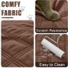 imageSmiry Waterproof Dog Bed Cover Blanket 40x50 Soft Reversible Pet Blanket Washable Leakproof Cats Dogs Couch Cover for Sofa Couch Furniture NavyBlueBrownChocolate