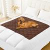 imageSmiry Waterproof Dog Bed Cover Blanket 40x50 Soft Reversible Pet Blanket Washable Leakproof Cats Dogs Couch Cover for Sofa Couch Furniture NavyBlueBrownChocolate