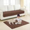 imageSmiry Waterproof Dog Bed Cover Blanket 40x50 Soft Reversible Pet Blanket Washable Leakproof Cats Dogs Couch Cover for Sofa Couch Furniture NavyBlueBrownChocolate