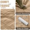 imageSmiry Waterproof Dog Bed Cover Blanket 40x50 Soft Reversible Pet Blanket Washable Leakproof Cats Dogs Couch Cover for Sofa Couch Furniture NavyBlueCamelBeige