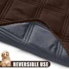 imageSmiry Waterproof Dog Bed Cover Blanket 40x50 Soft Reversible Pet Blanket Washable Leakproof Cats Dogs Couch Cover for Sofa Couch Furniture NavyBlueChocolateDark Grey