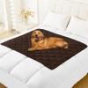 imageSmiry Waterproof Dog Bed Cover Blanket 40x50 Soft Reversible Pet Blanket Washable Leakproof Cats Dogs Couch Cover for Sofa Couch Furniture NavyBlueChocolateDark Grey