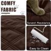 imageSmiry Waterproof Dog Bed Cover Blanket 40x50 Soft Reversible Pet Blanket Washable Leakproof Cats Dogs Couch Cover for Sofa Couch Furniture NavyBlueChocolateDark Grey