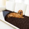 imageSmiry Waterproof Dog Bed Cover Blanket 40x50 Soft Reversible Pet Blanket Washable Leakproof Cats Dogs Couch Cover for Sofa Couch Furniture NavyBlueChocolateDark Grey