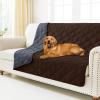 imageSmiry Waterproof Dog Bed Cover Blanket 40x50 Soft Reversible Pet Blanket Washable Leakproof Cats Dogs Couch Cover for Sofa Couch Furniture NavyBlueChocolateDark Grey
