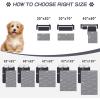 imageSmiry Waterproof Dog Bed Cover Blanket 40x50 Soft Reversible Pet Blanket Washable Leakproof Cats Dogs Couch Cover for Sofa Couch Furniture NavyBlueGreyLight Grey