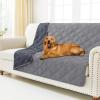 imageSmiry Waterproof Dog Bed Cover Blanket 40x50 Soft Reversible Pet Blanket Washable Leakproof Cats Dogs Couch Cover for Sofa Couch Furniture NavyBlueGreyDark Grey