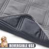 imageSmiry Waterproof Dog Bed Cover Blanket 40x50 Soft Reversible Pet Blanket Washable Leakproof Cats Dogs Couch Cover for Sofa Couch Furniture NavyBlueGreyDark Grey