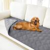 imageSmiry Waterproof Dog Bed Cover Blanket 40x50 Soft Reversible Pet Blanket Washable Leakproof Cats Dogs Couch Cover for Sofa Couch Furniture NavyBlueGreyLight Grey