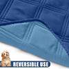 imageSmiry Waterproof Dog Bed Cover Blanket 40x50 Soft Reversible Pet Blanket Washable Leakproof Cats Dogs Couch Cover for Sofa Couch Furniture NavyBlueNavyBlue