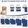 imageSmiry Waterproof Dog Bed Cover Blanket 40x50 Soft Reversible Pet Blanket Washable Leakproof Cats Dogs Couch Cover for Sofa Couch Furniture NavyBlueNavyBlue