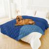 imageSmiry Waterproof Dog Bed Cover Blanket 40x50 Soft Reversible Pet Blanket Washable Leakproof Cats Dogs Couch Cover for Sofa Couch Furniture NavyBlueNavyBlue