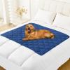 imageSmiry Waterproof Dog Bed Cover Blanket 40x50 Soft Reversible Pet Blanket Washable Leakproof Cats Dogs Couch Cover for Sofa Couch Furniture NavyBlueNavyBlue