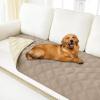 imageSmiry Waterproof Dog Bed Cover Blanket 40x50 Soft Reversible Pet Blanket Washable Leakproof Cats Dogs Couch Cover for Sofa Couch Furniture NavyBlueTaupeBeige