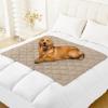imageSmiry Waterproof Dog Bed Cover Blanket 40x50 Soft Reversible Pet Blanket Washable Leakproof Cats Dogs Couch Cover for Sofa Couch Furniture NavyBlueTaupeBeige