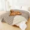 imageSmiry Waterproof Dog Bed Cover Blanket 40x50 Soft Reversible Pet Blanket Washable Leakproof Cats Dogs Couch Cover for Sofa Couch Furniture NavyBlueTaupeBeige
