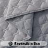 imageSmiry Waterproof Dog Bed Cover Blanket Soft Reversible Pet Blanket Washable Leakproof Cats Dogs Couch Cover for Sofa Couch Furniture 30x70 Inch TaupeBeigeGreyLight Grey