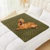 imageSmiry Waterproof Dog Bed Cover Blanket Soft Reversible Pet Blanket Washable Leakproof Cats Dogs Couch Cover for Sofa Couch Furniture 30x70 Inch TaupeBeigeGreenNavy