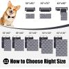 imageSmiry Waterproof Dog Bed Cover Blanket Soft Reversible Pet Blanket Washable Leakproof Cats Dogs Couch Cover for Sofa Couch Furniture 30x70 Inch TaupeBeigeGreyDark Grey