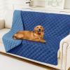 imageSmiry Waterproof Dog Bed Cover Blanket Soft Reversible Pet Blanket Washable Leakproof Cats Dogs Couch Cover for Sofa Couch Furniture 30x70 Inch TaupeBeigeNavyBlue