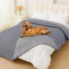 imageSmiry Waterproof Dog Bed Cover Blanket Soft Reversible Pet Blanket Washable Leakproof Cats Dogs Couch Cover for Sofa Couch Furniture 30x70 Inch TaupeBeigeGreyLight Grey